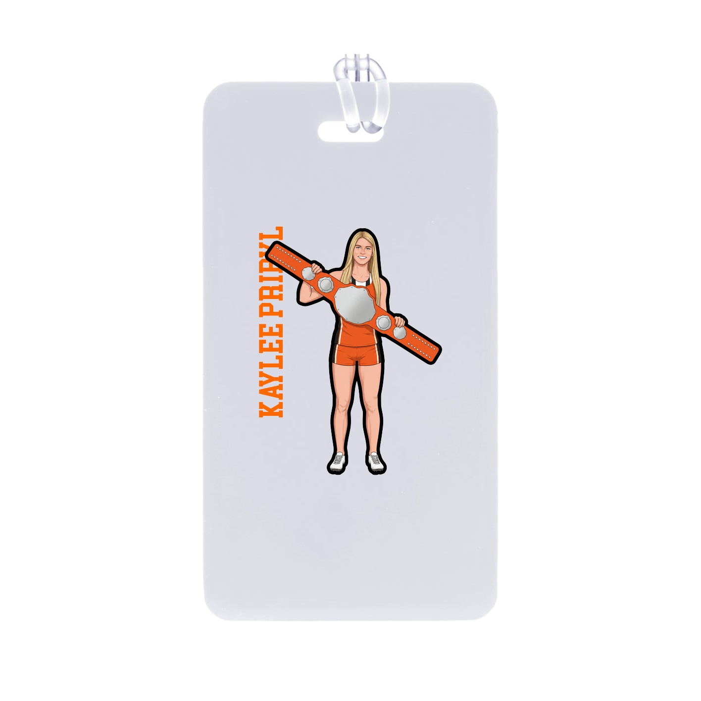 Bag Tag — Name Vertical in Classic