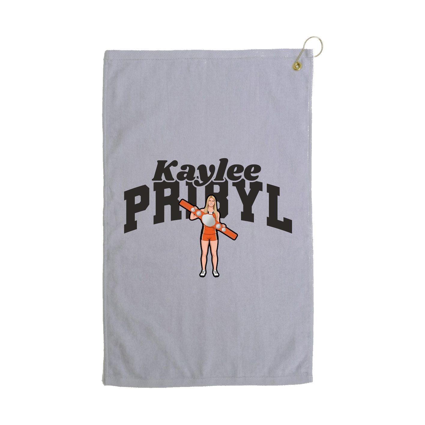 Golf Towel — Signature Arch in Grey