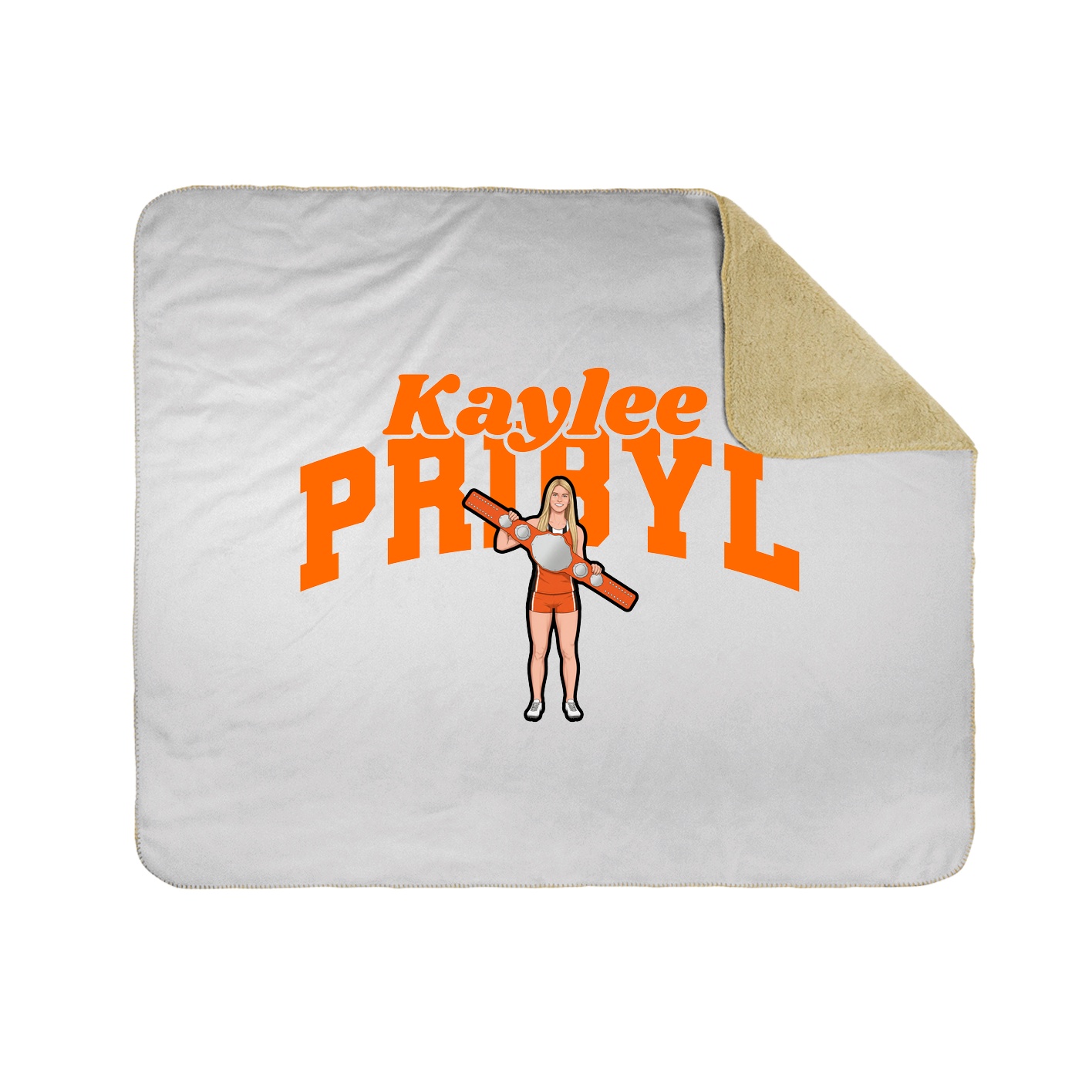 Throw Blanket — Signature Arch in White