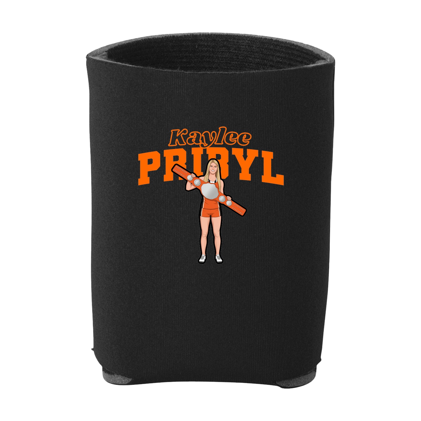 Can Holder — Name Arch in Black