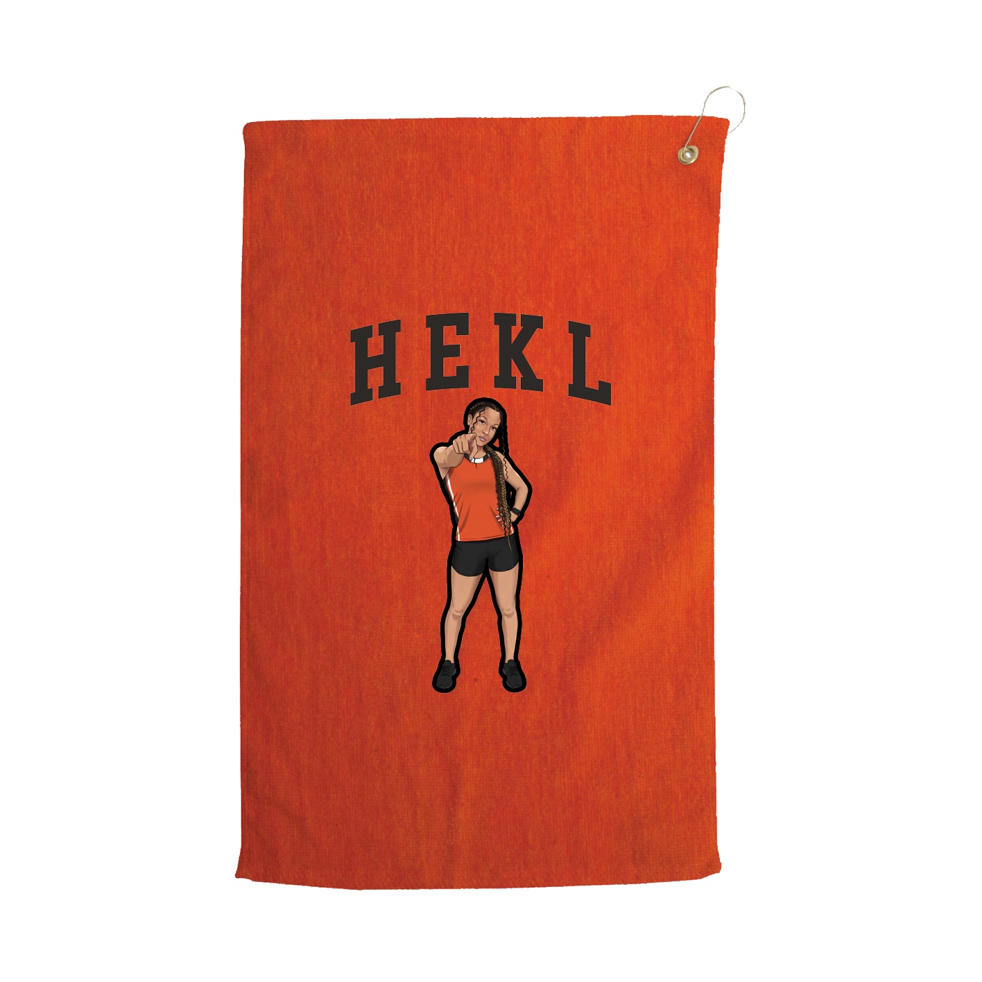 Golf Towel — Shirsey in Orange