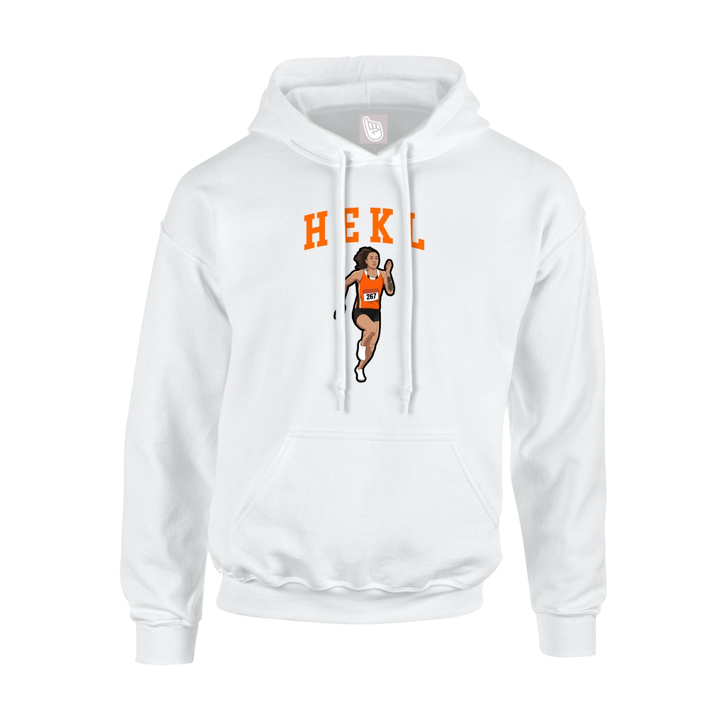 Hoodie — Shirsey in White