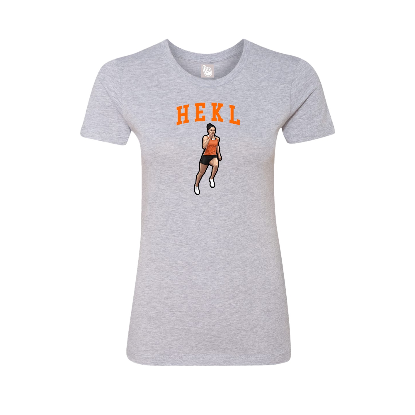 Fitted Women's Tee — Shirsey in Grey