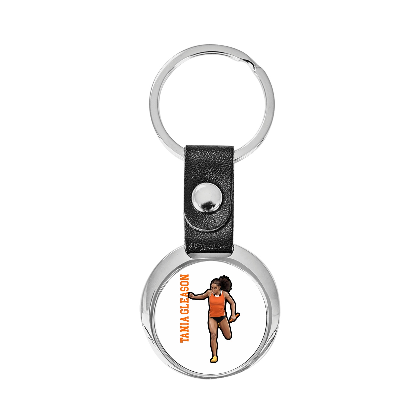 Key Chain — Name Vertical in Classic