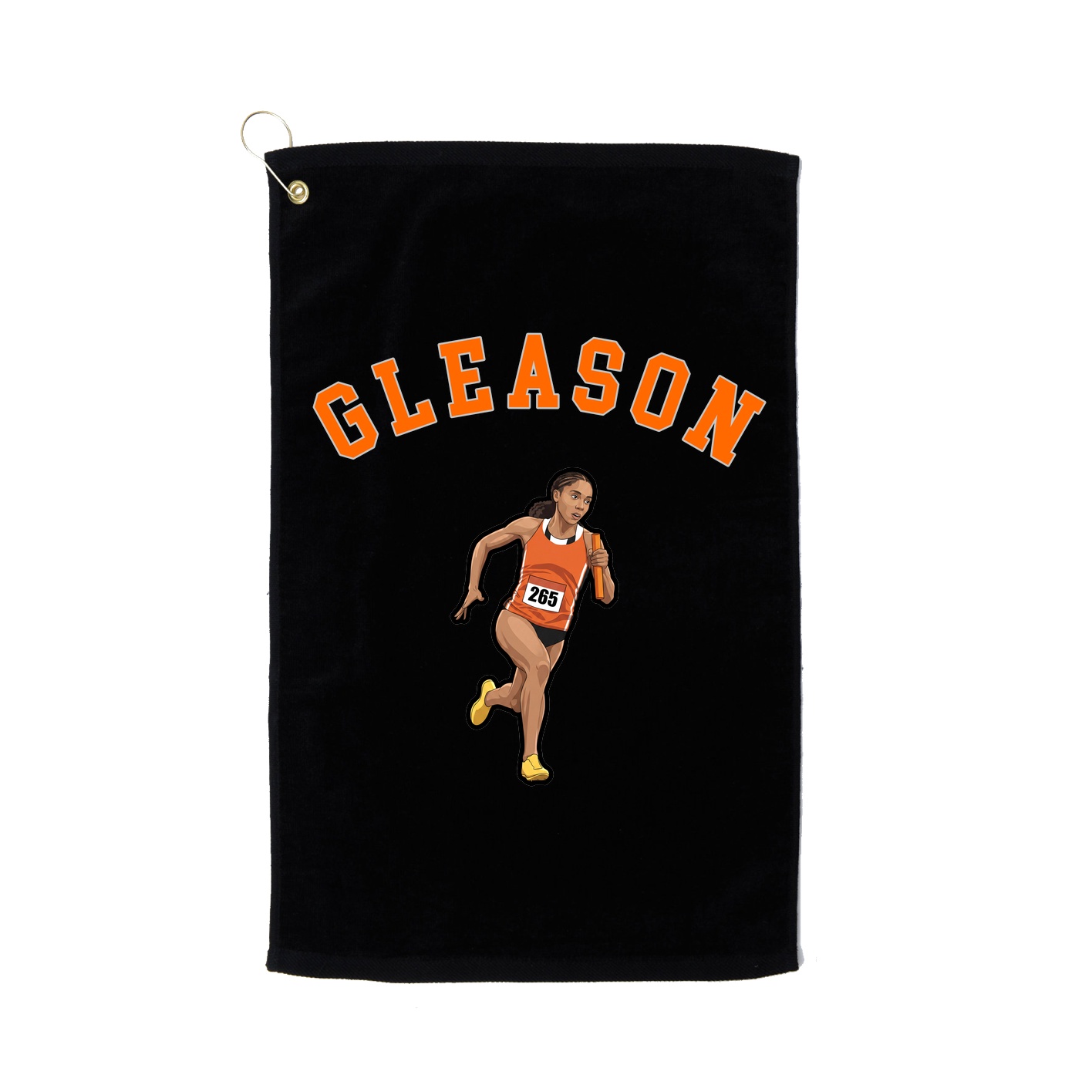 Golf Towel — Shirsey Arch in Black