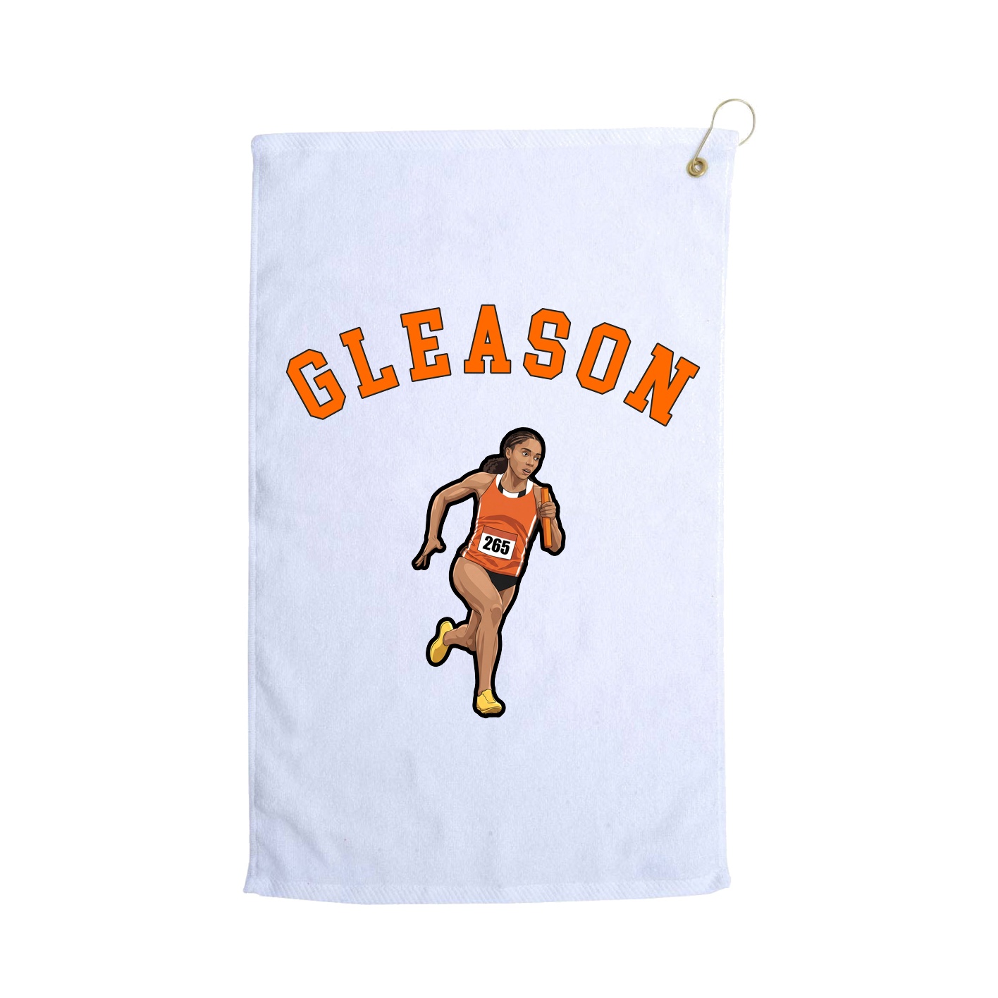 Golf Towel — Shirsey Arch in White