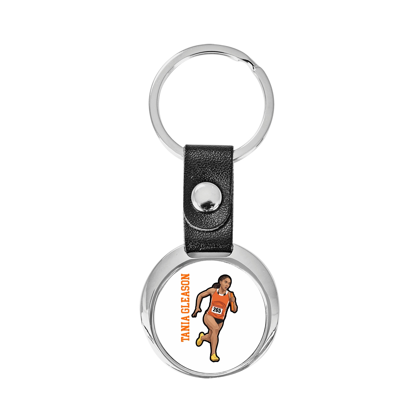 Key Chain — Name Vertical in Classic