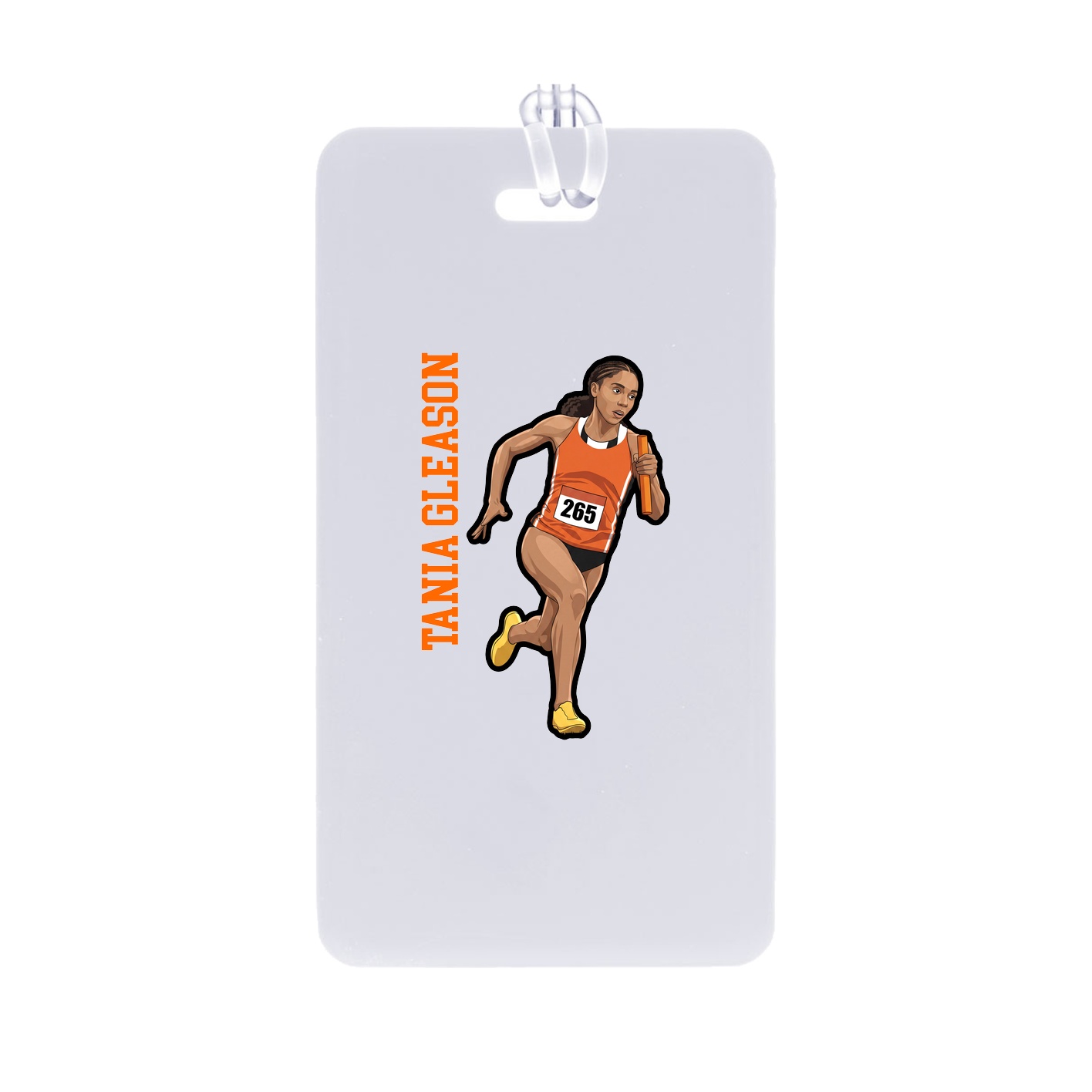 Bag Tag — Name Vertical in Classic