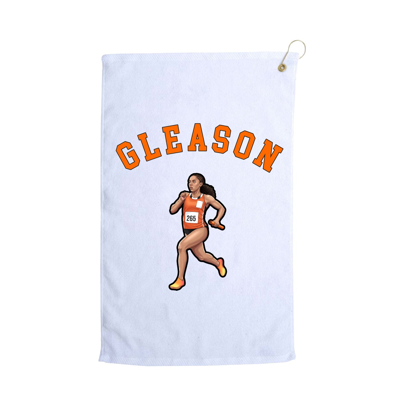 Golf Towel — Shirsey Arch in White