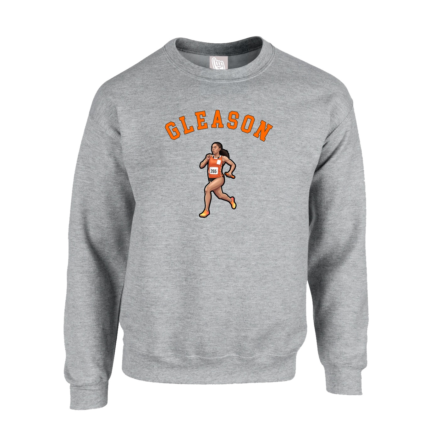 Fleece Crew — Shirsey Arch in Grey