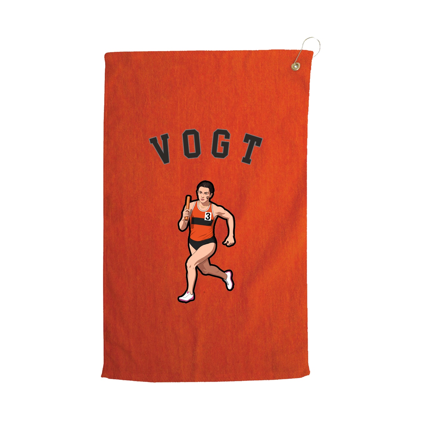 Golf Towel — Shirsey Arch in Orange