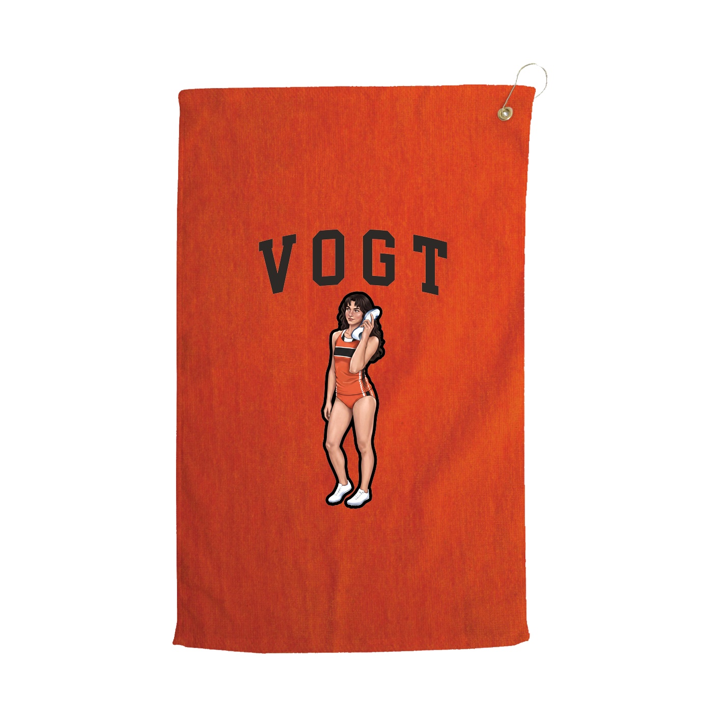 Golf Towel — Shirsey in Orange