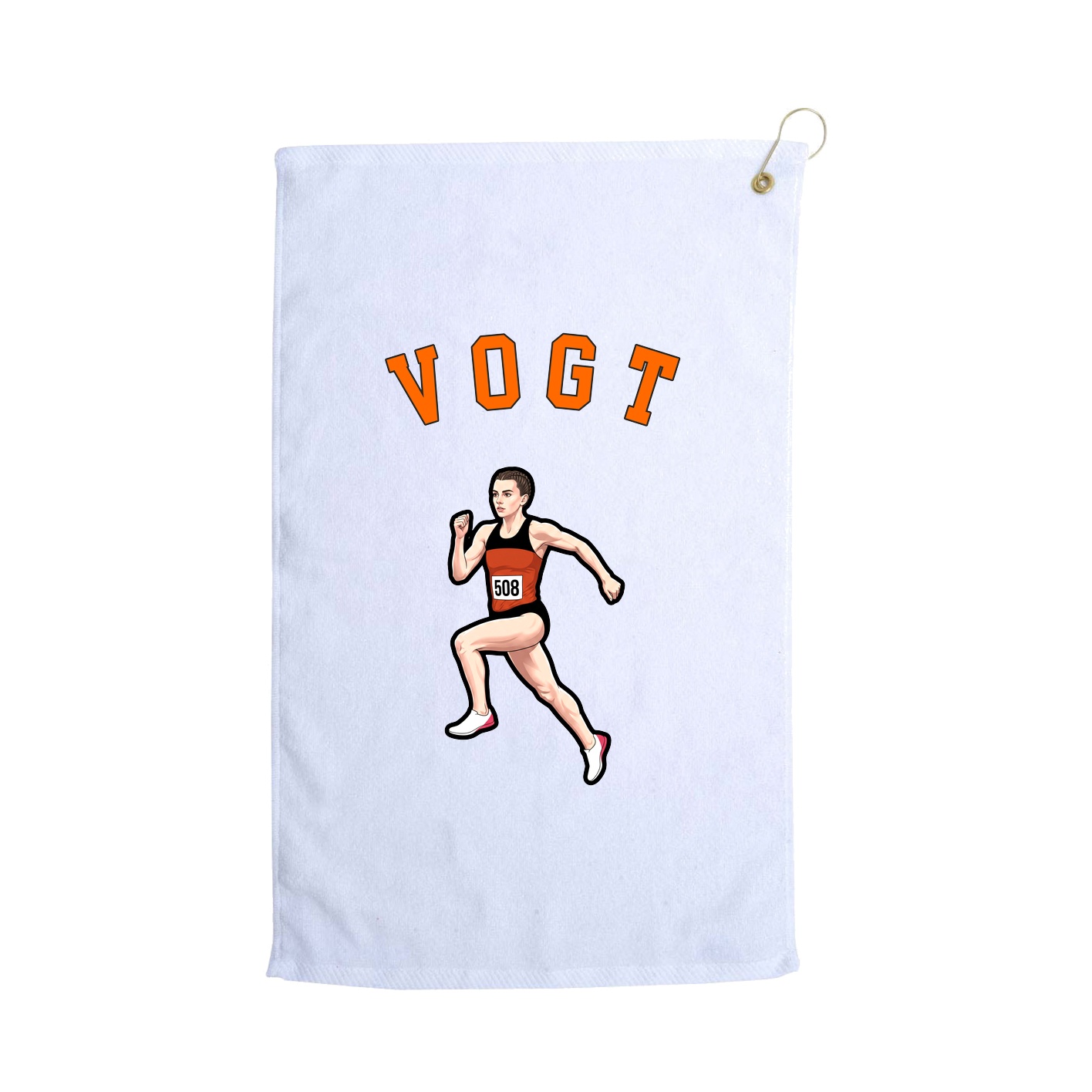 Golf Towel — Shirsey Arch in White