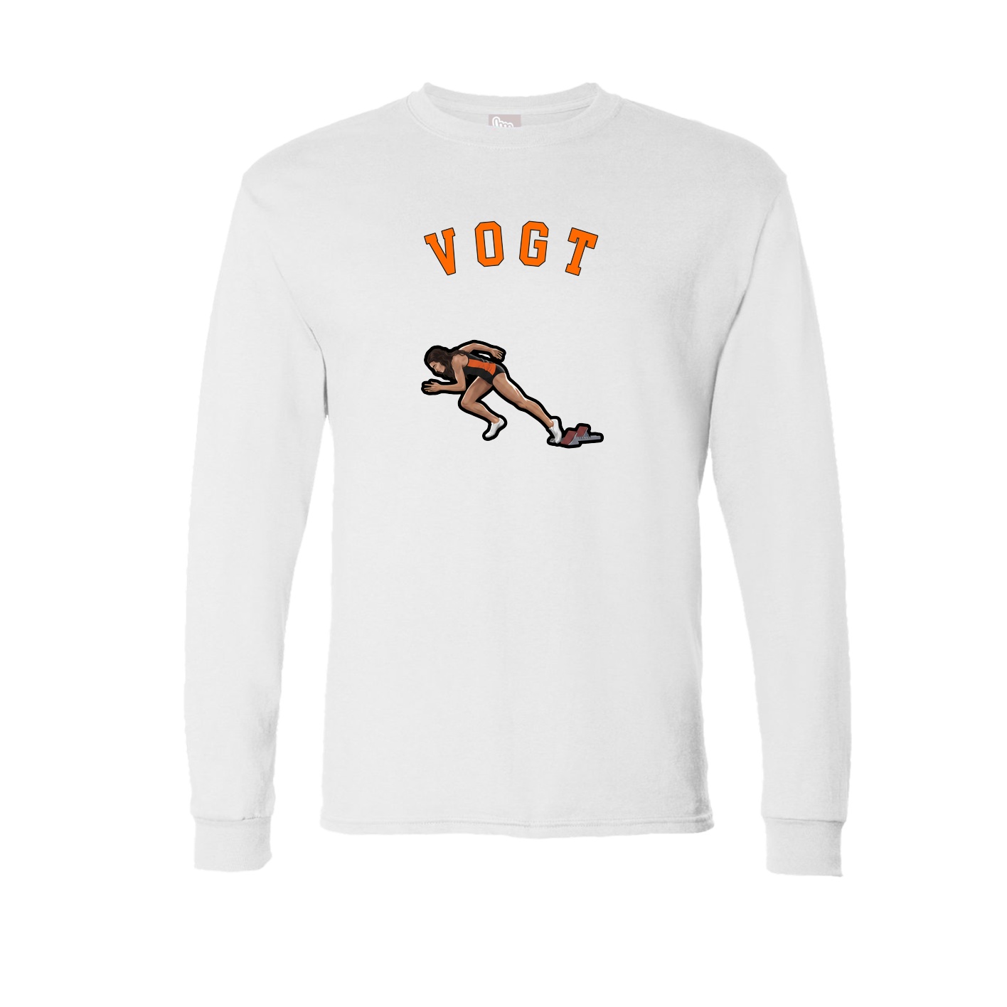 Long Sleeve Tee — Shirsey Arch in White