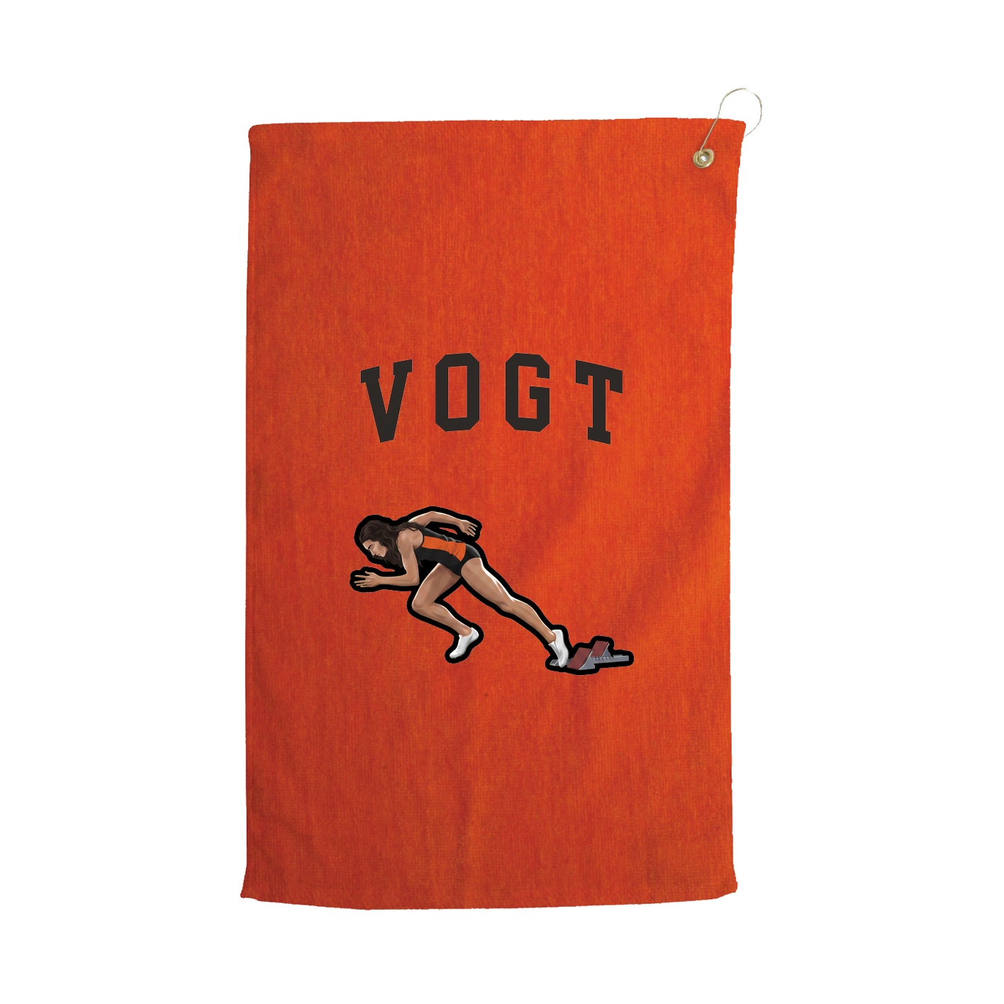 Golf Towel — Shirsey in Orange