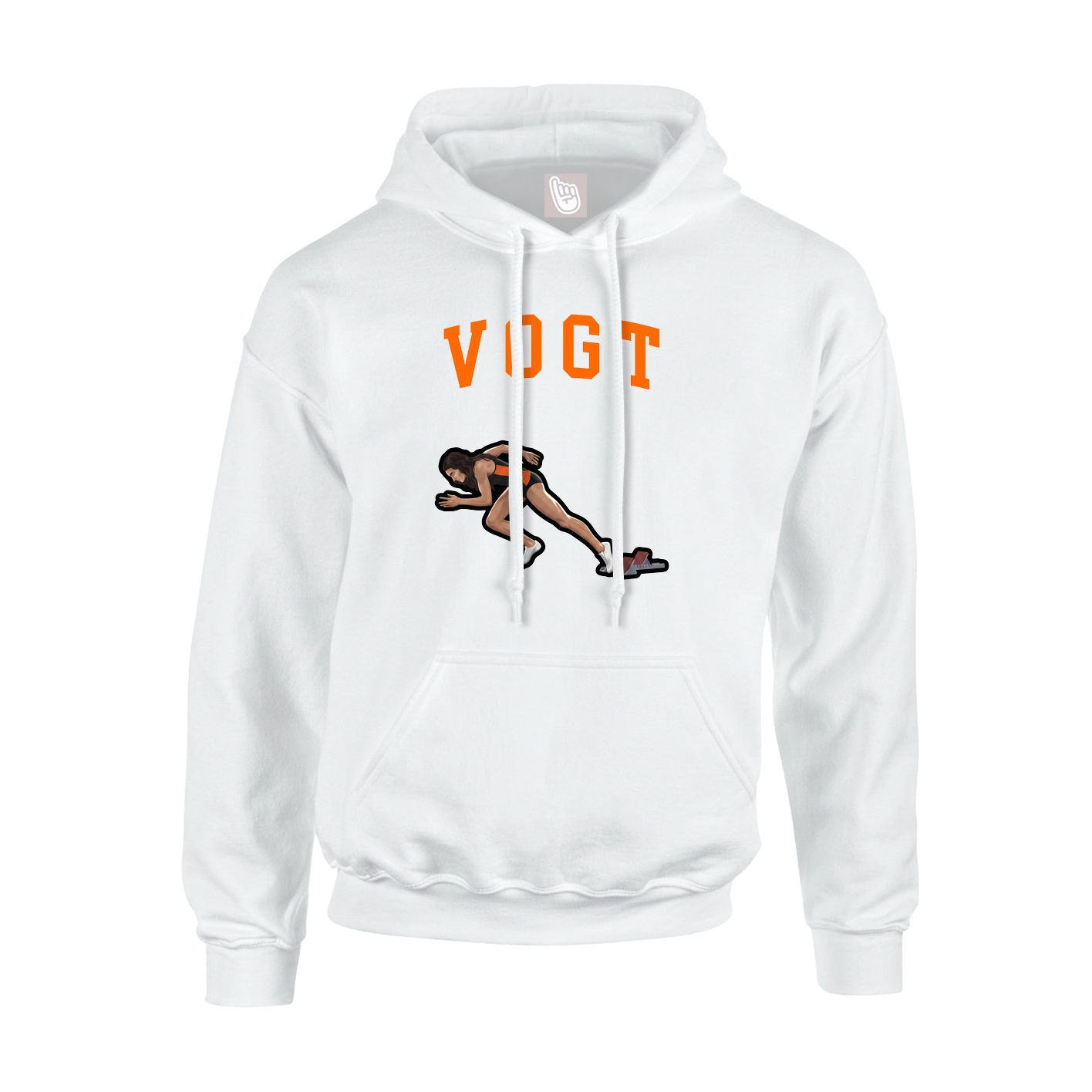 Hoodie — Shirsey in White