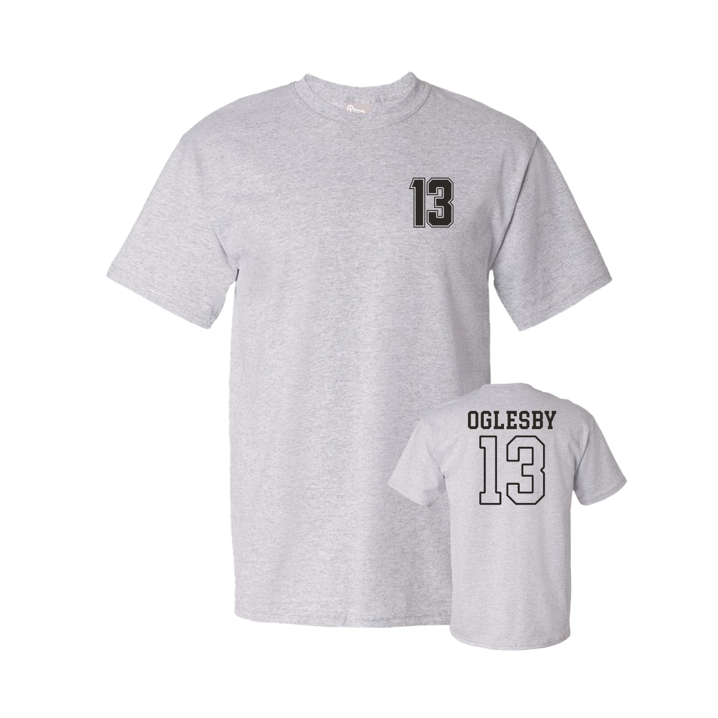 Tee — Chest Back in Grey