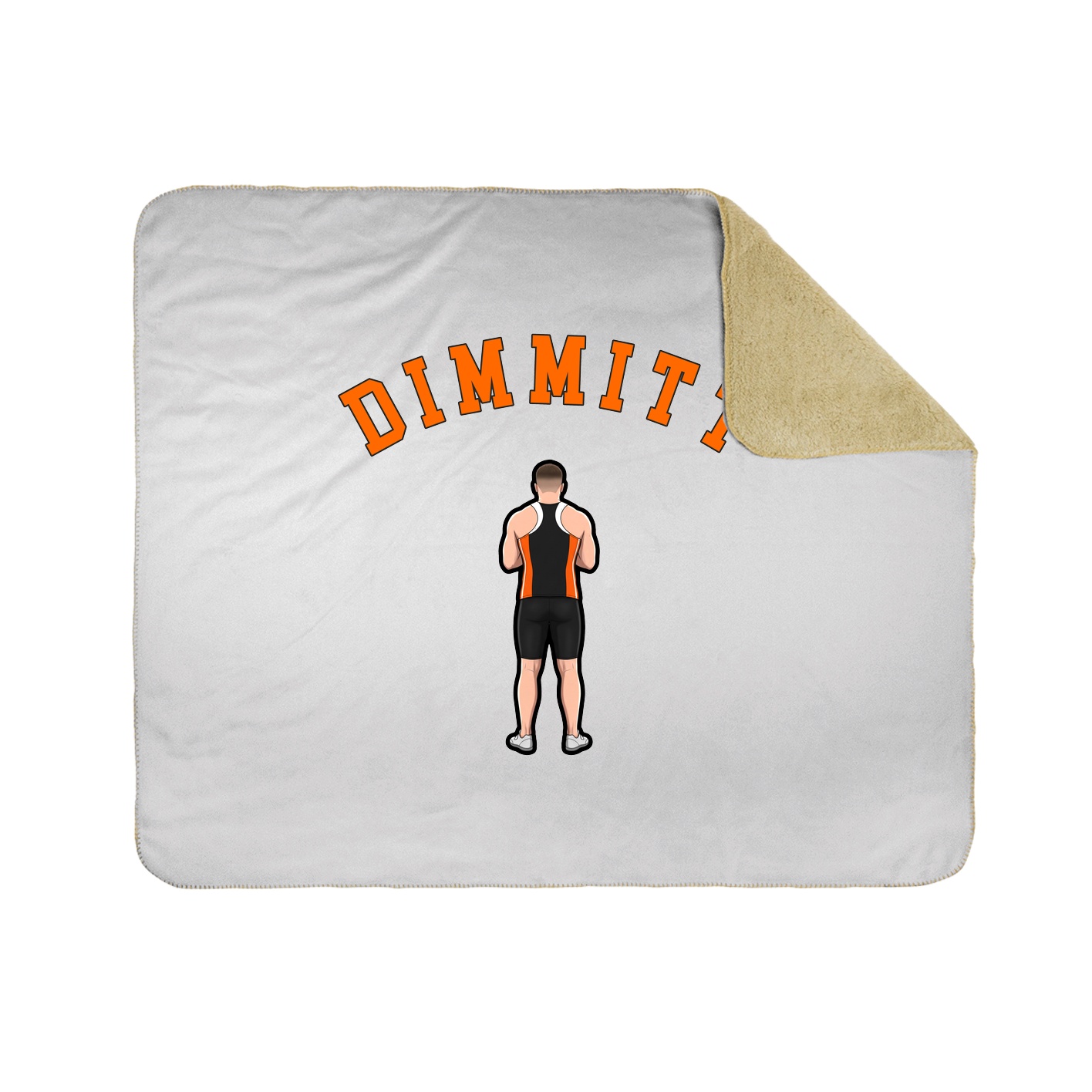 50x60 Sherpa Lined Throw Blanket