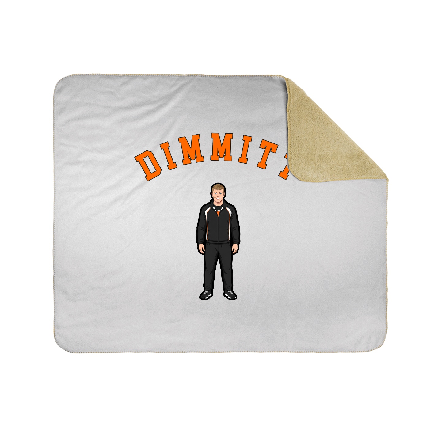 50x60 Sherpa Lined Throw Blanket