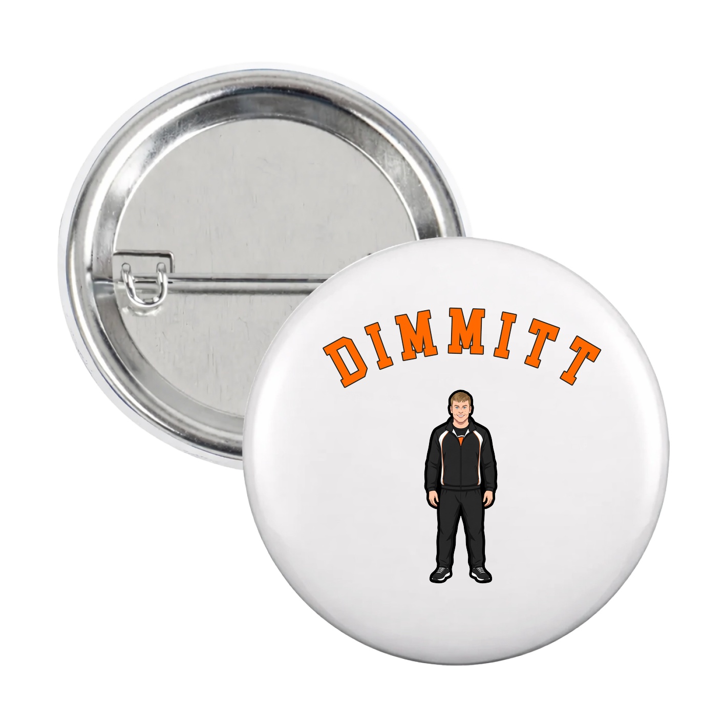 Game Day Button — Shirsey Arch in White