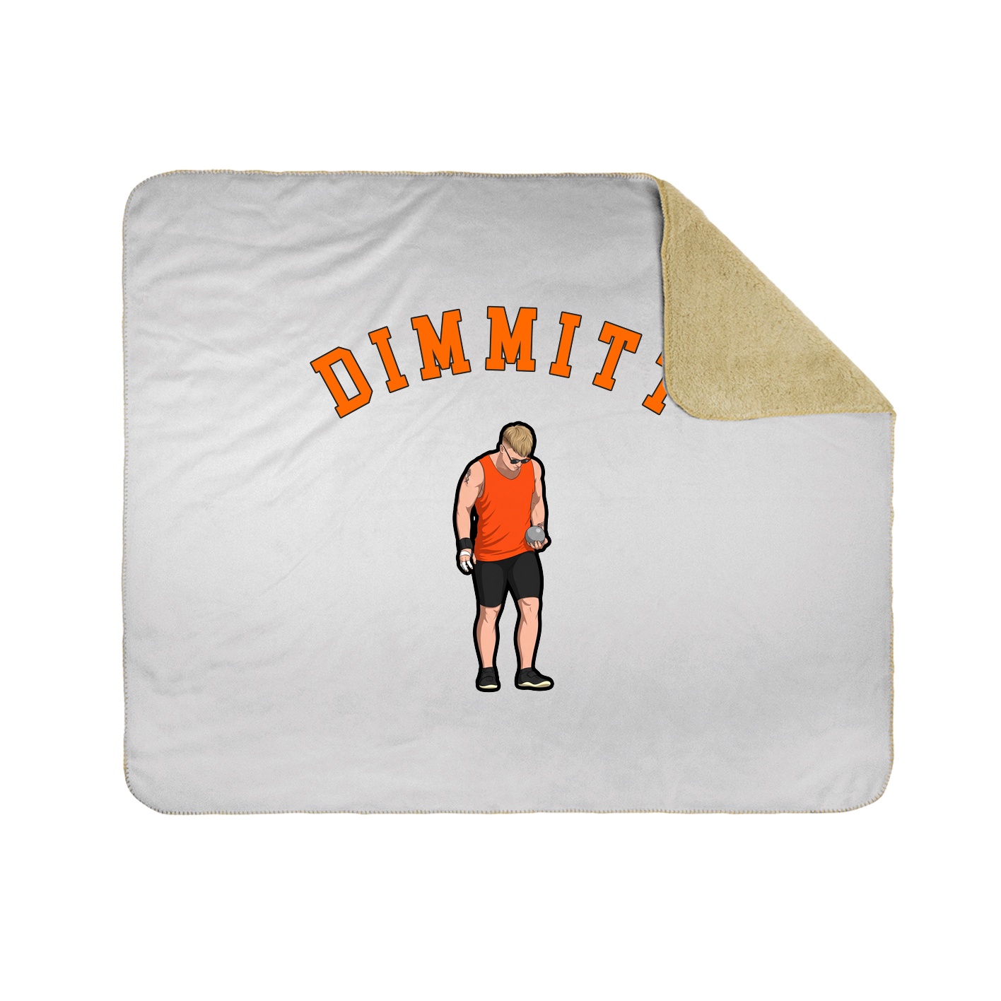 50x60 Sherpa Lined Throw Blanket