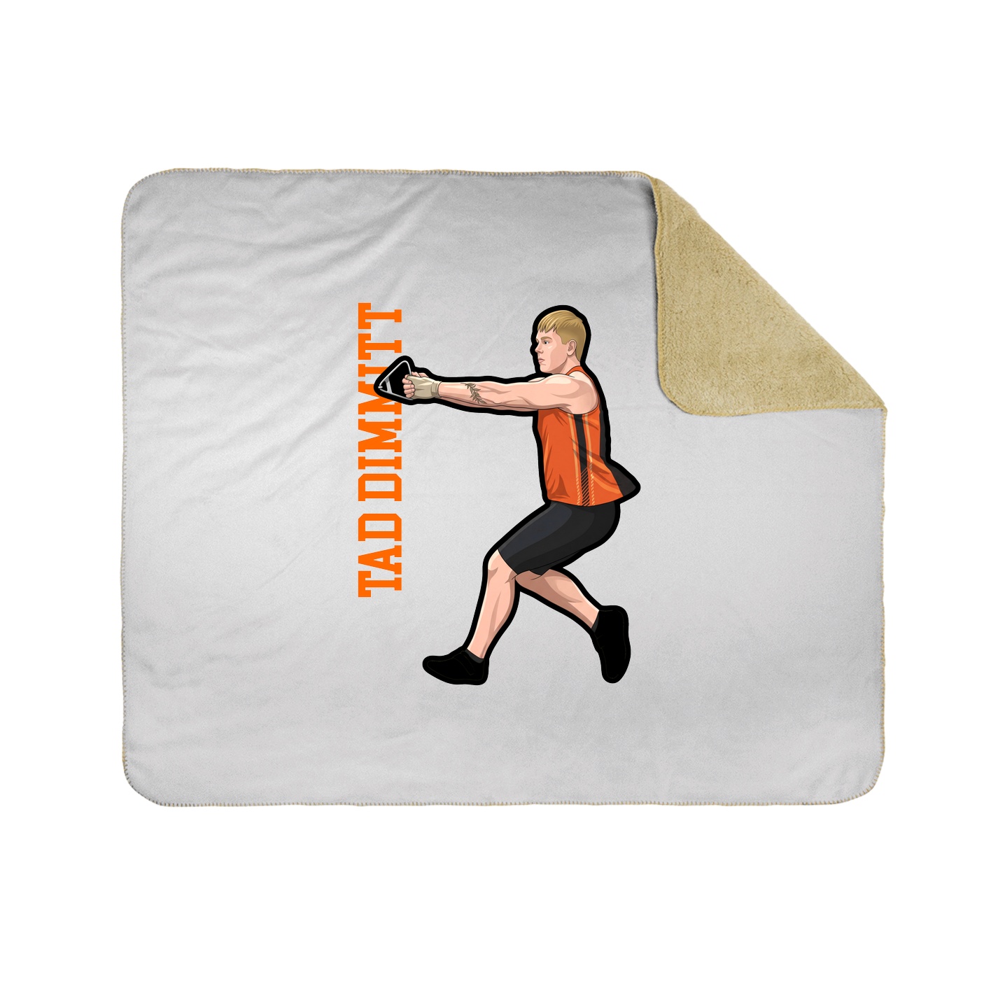 50x60 Sherpa Lined Throw Blanket