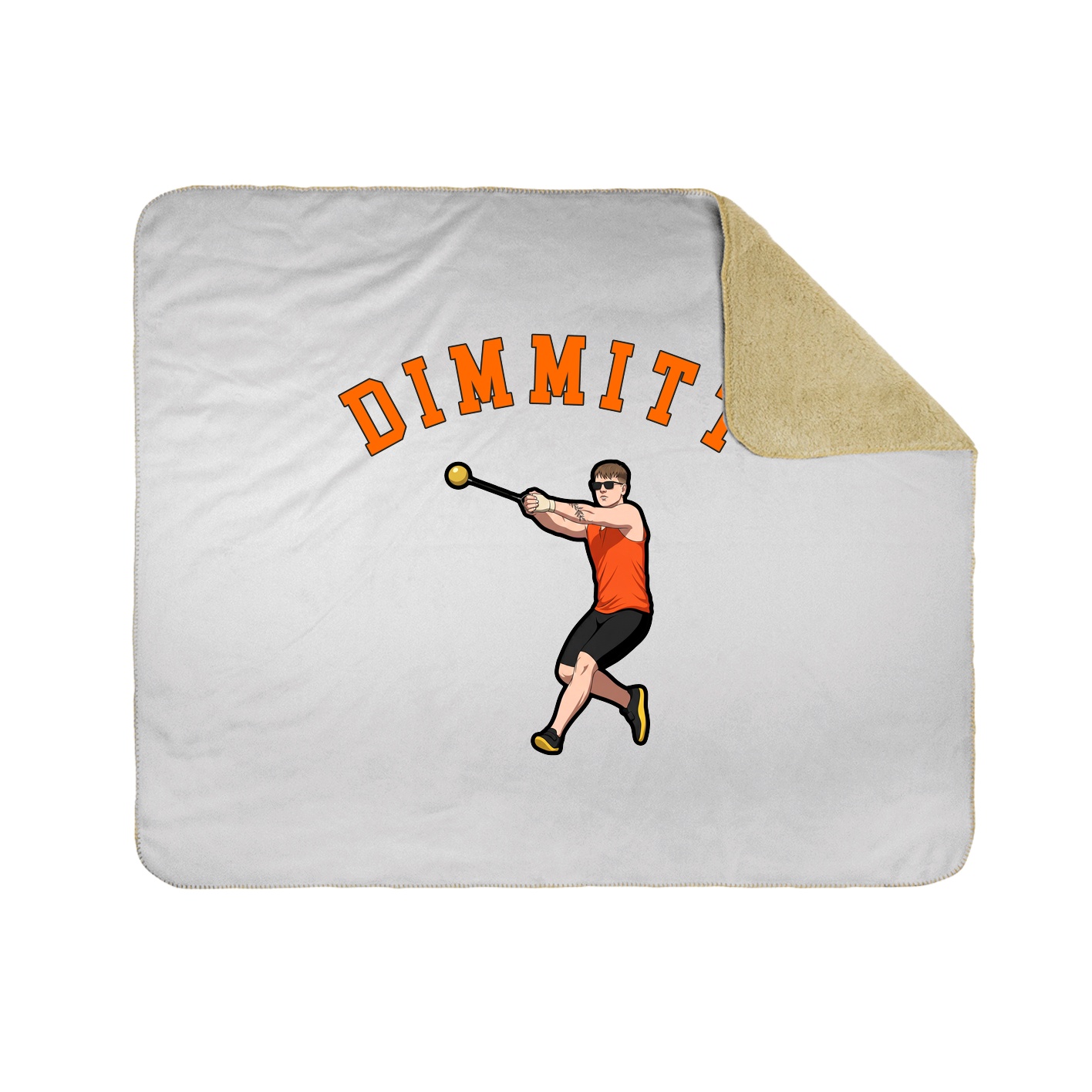 50x60 Sherpa Lined Throw Blanket