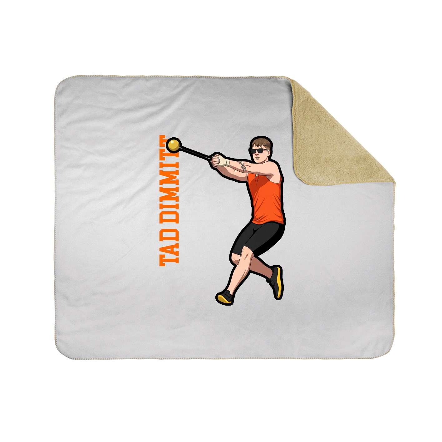 50x60 Sherpa Lined Throw Blanket