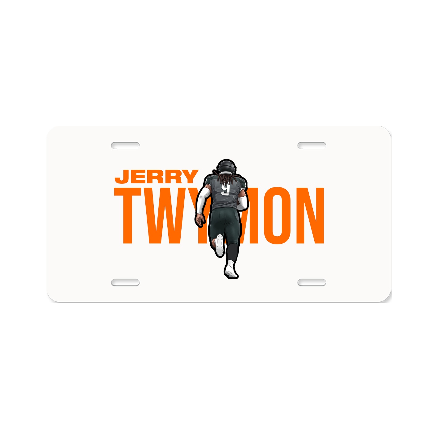 License Plate — Player Name in Classic