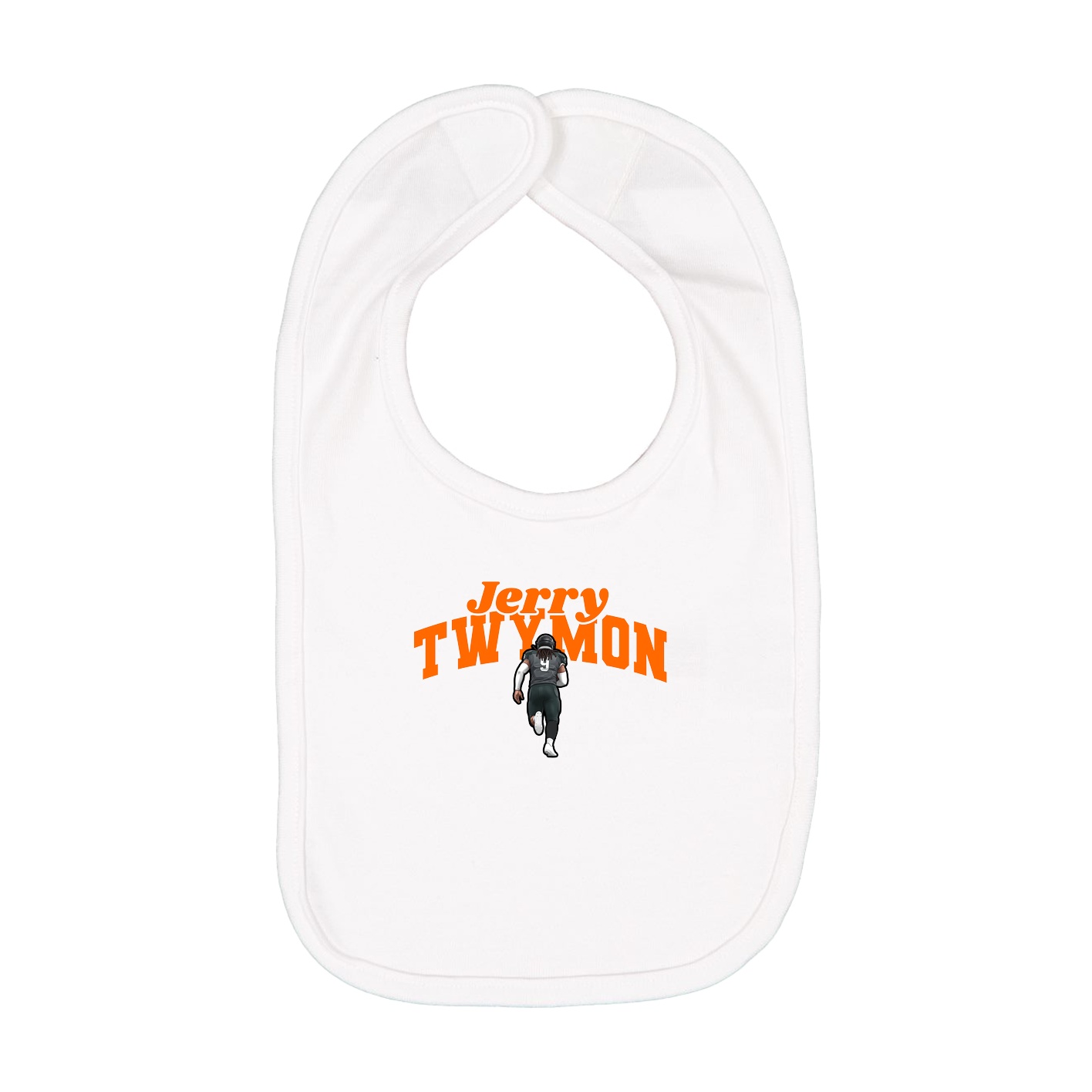 Infant Bib — Signature Arch in White