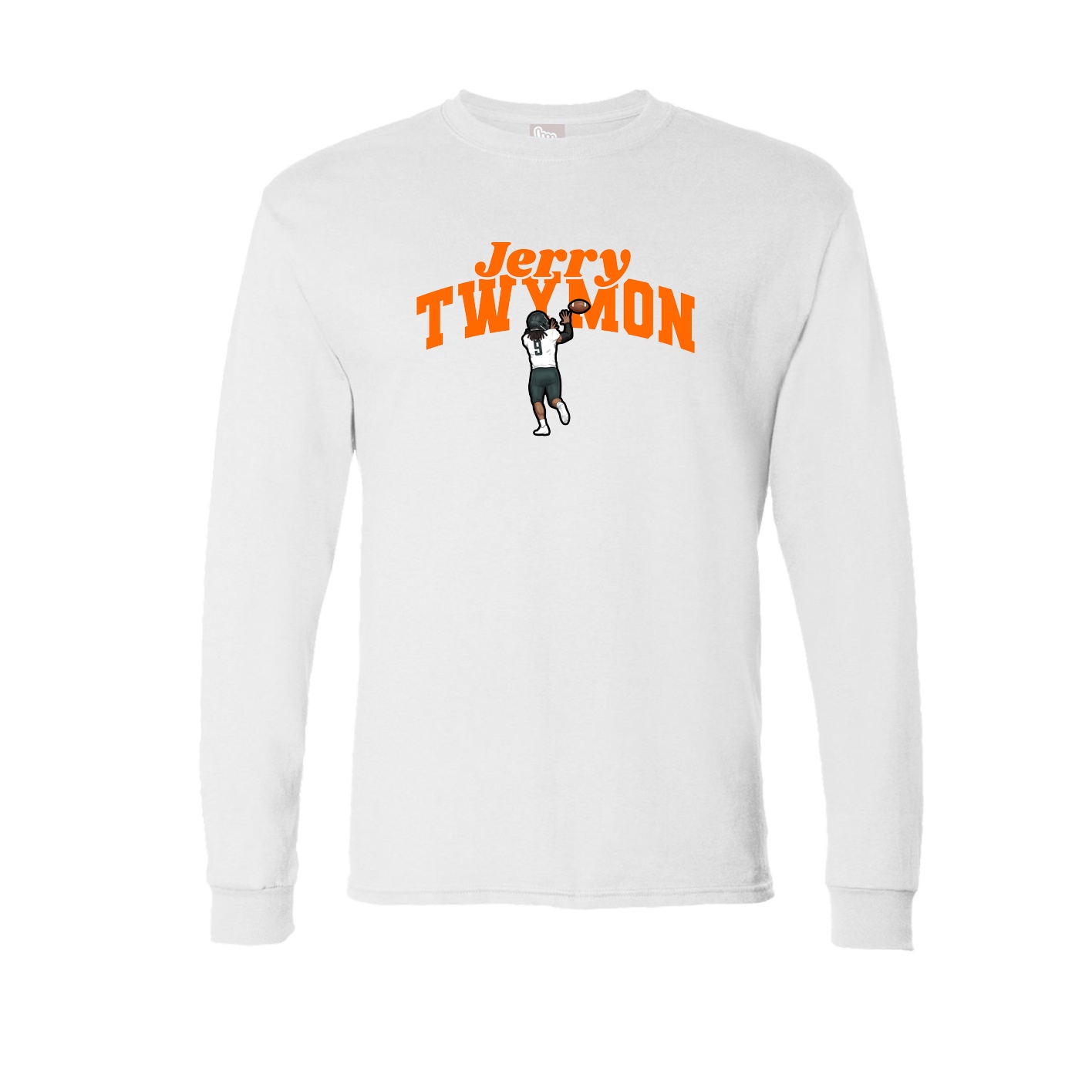 Long Sleeve Tee — Signature Arch in White