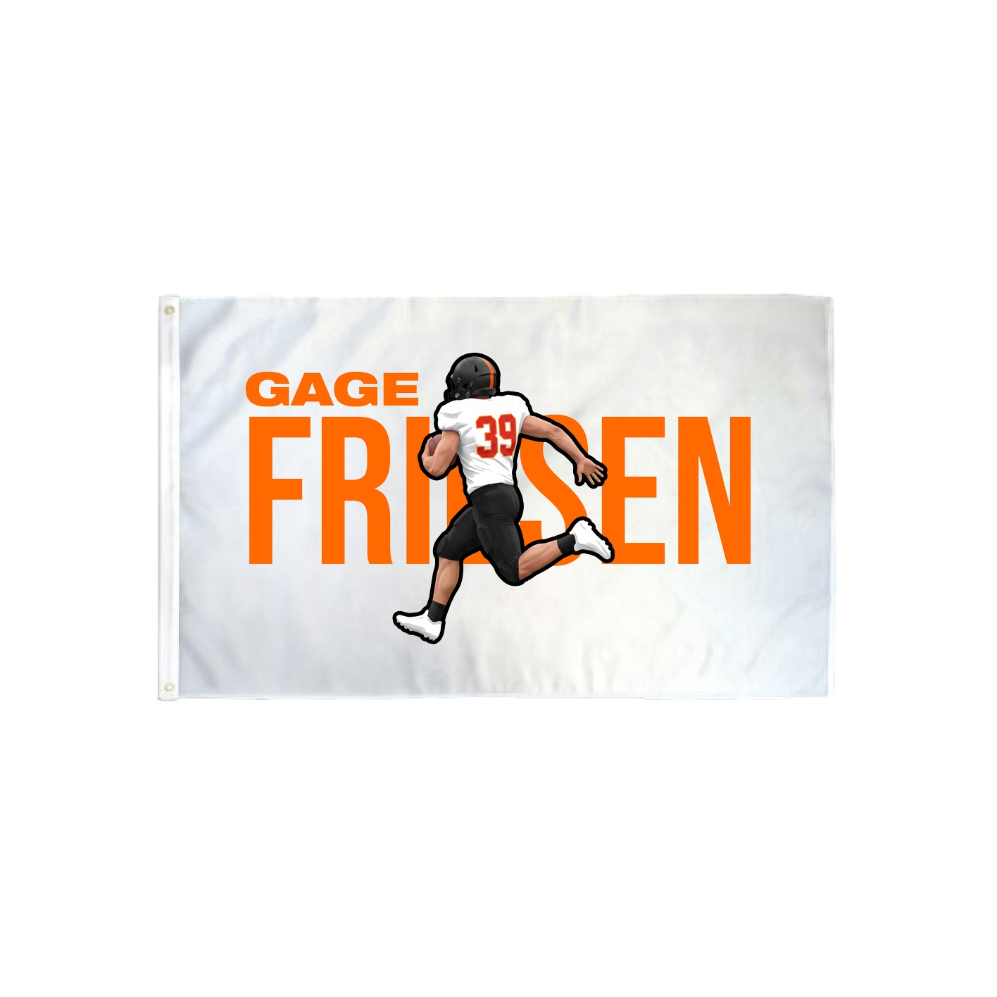 3x5 Flag — Player Name in Classic