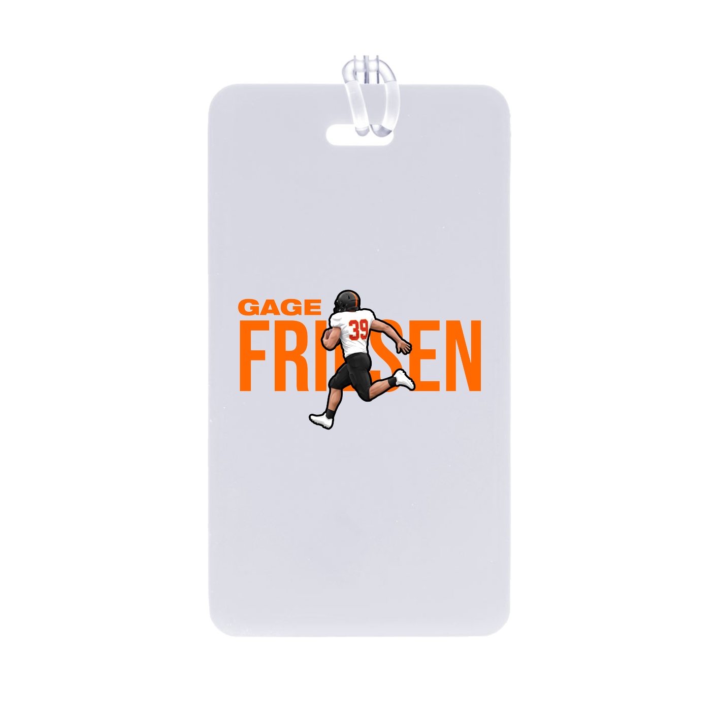 Bag Tag — Player Name in Classic