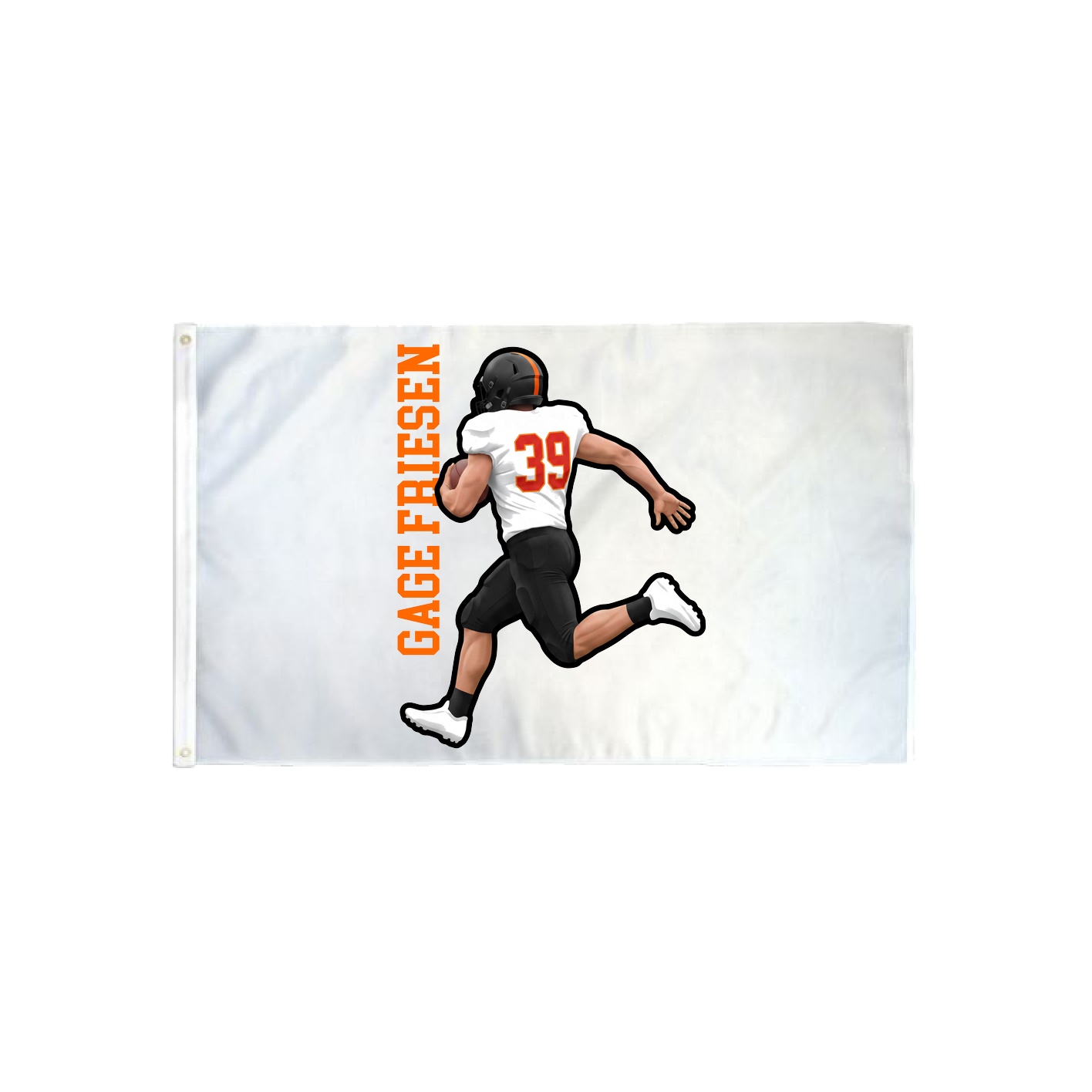 3x5 Flag — Name Vertical in Classic
