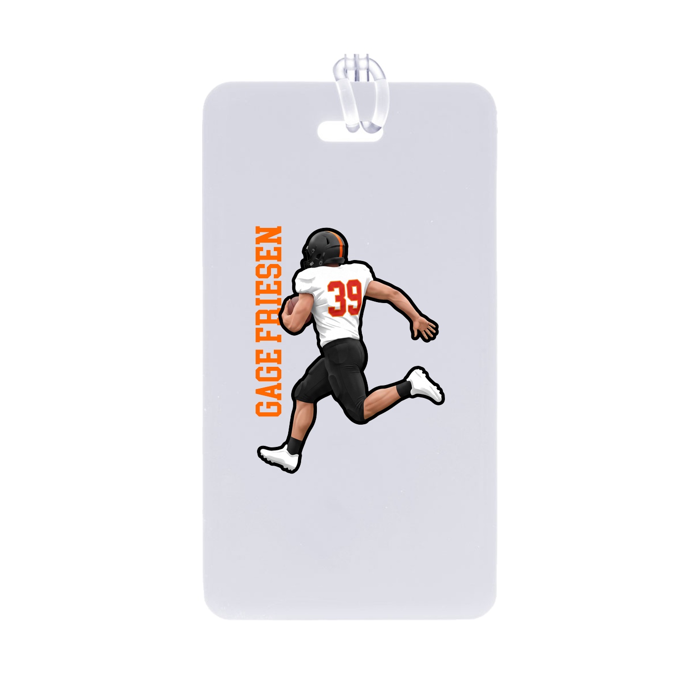 Bag Tag — Name Vertical in Classic