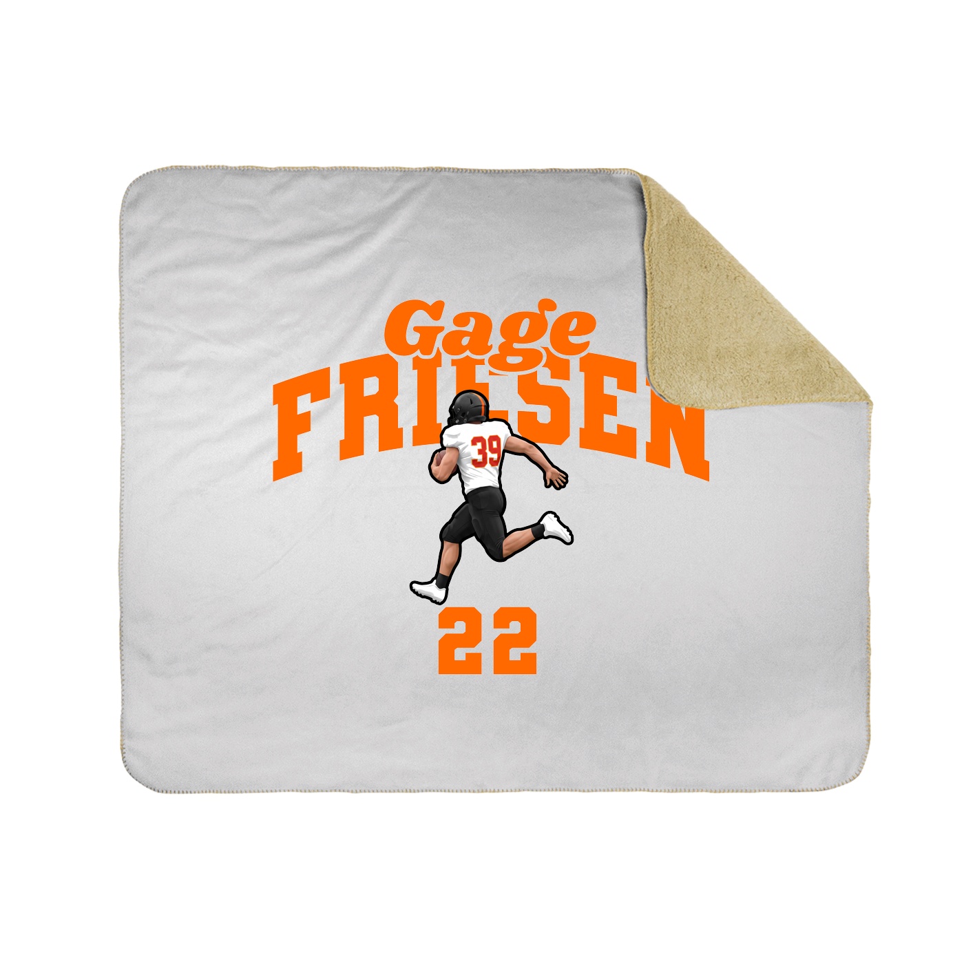 Throw Blanket — Signature Arch in White