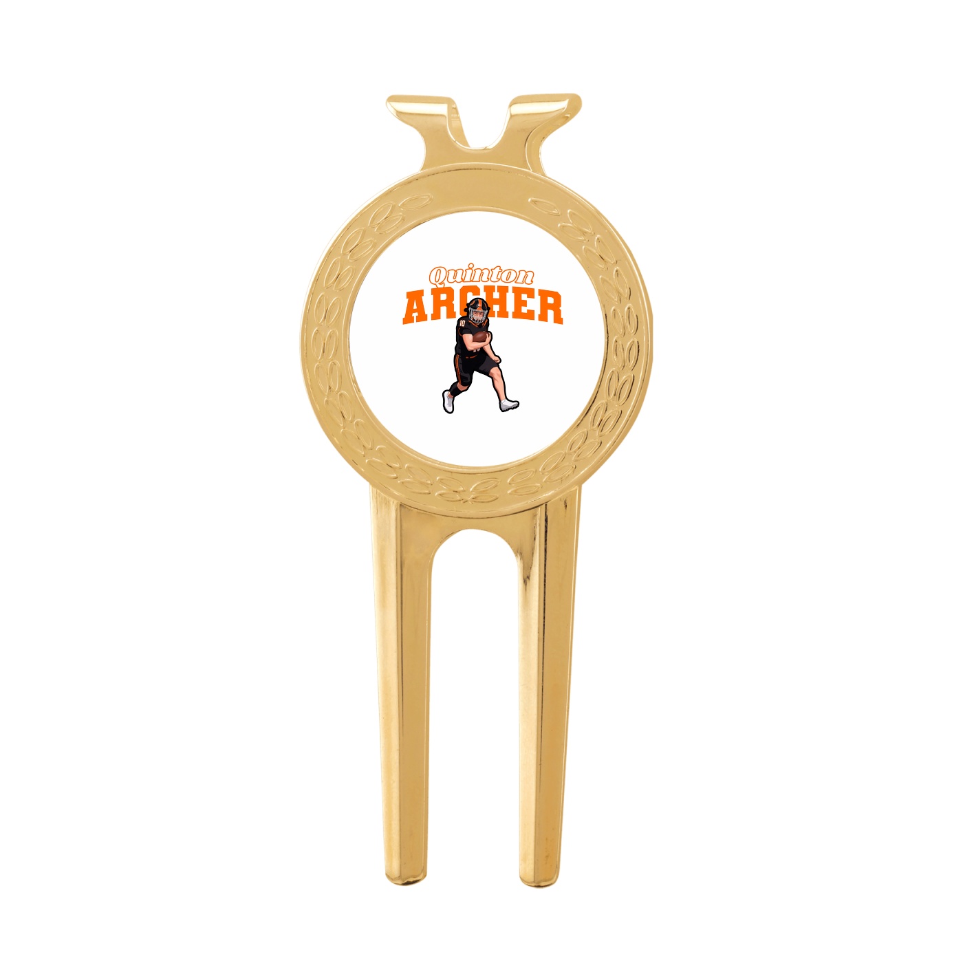Divot Tool with Ball Marker — Name Arch in Classic