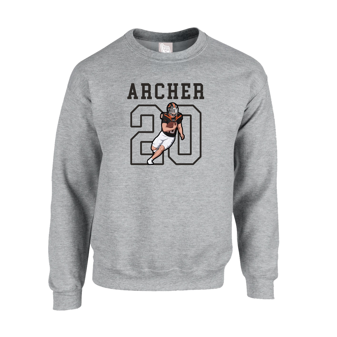 Fleece Crew — Shirsey in Grey