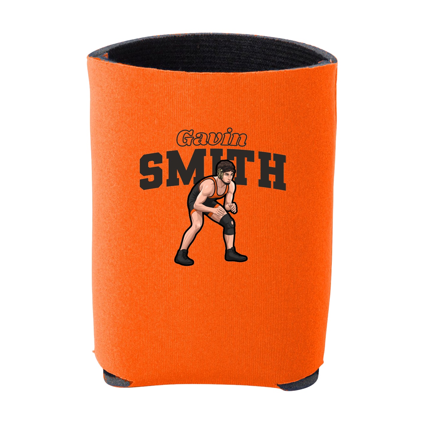 Can Holder — Name Arch in Orange