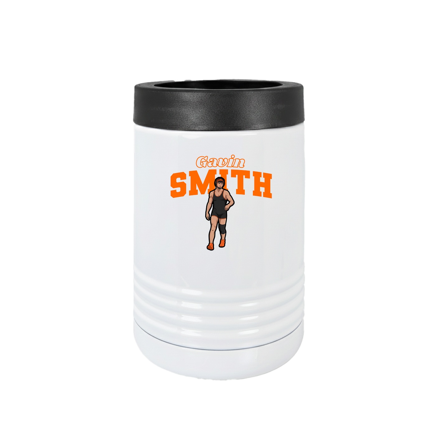Beverage Holder — Name Arch in White