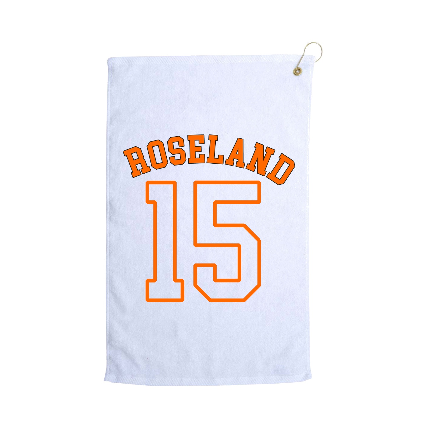 Golf Towel — Shirsey Arch in White