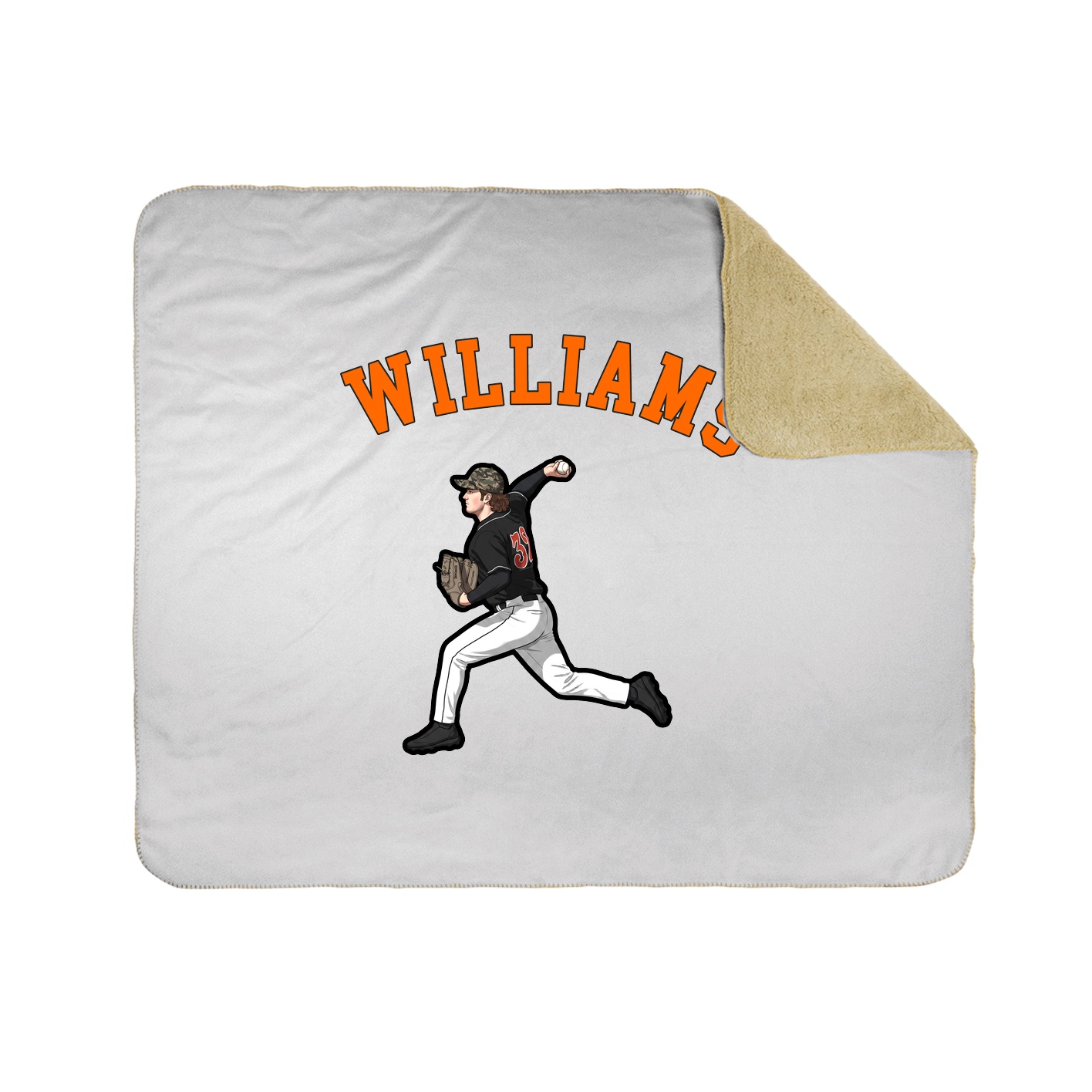 Throw Blanket — Shirsey Arch in White