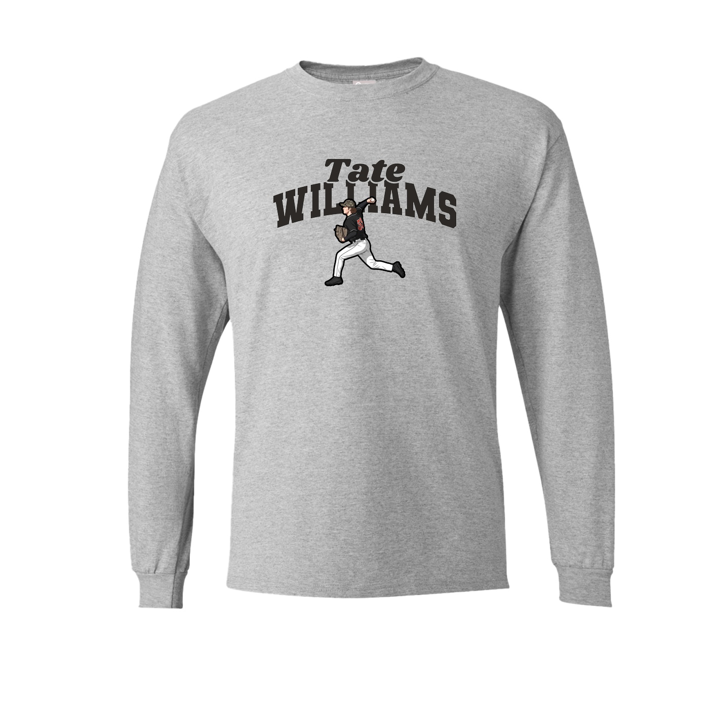 Long Sleeve Tee — Signature Arch in Grey