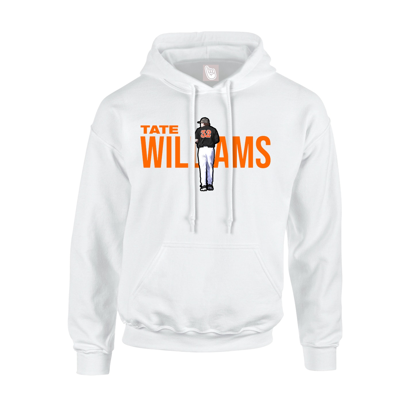 Hoodie — Player Name in White