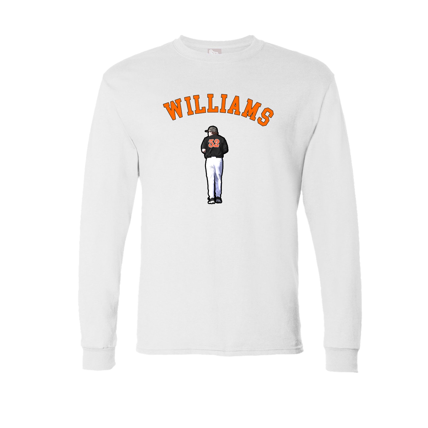 Long Sleeve Tee — Shirsey Arch in White
