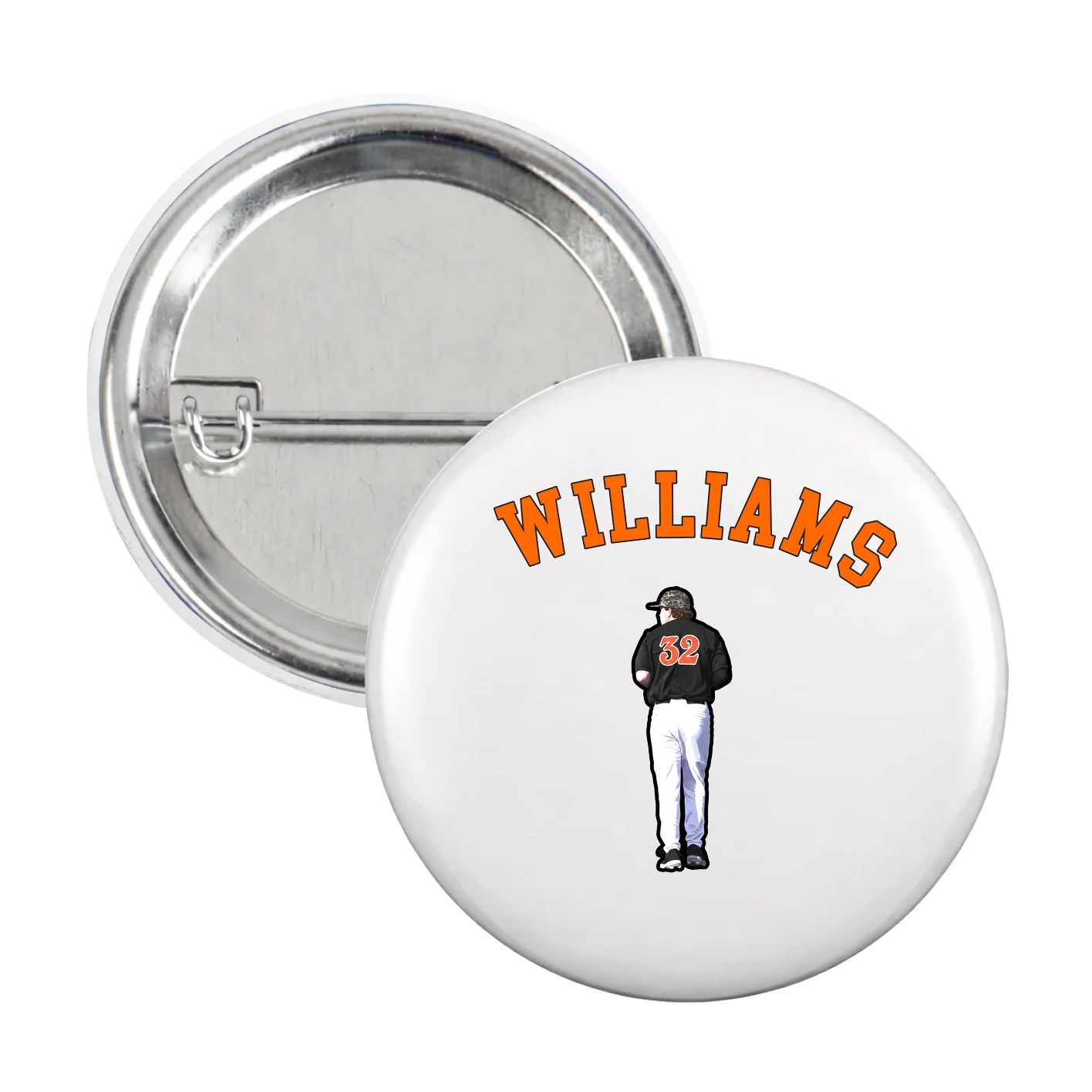 Game Day Button — Shirsey Arch in White