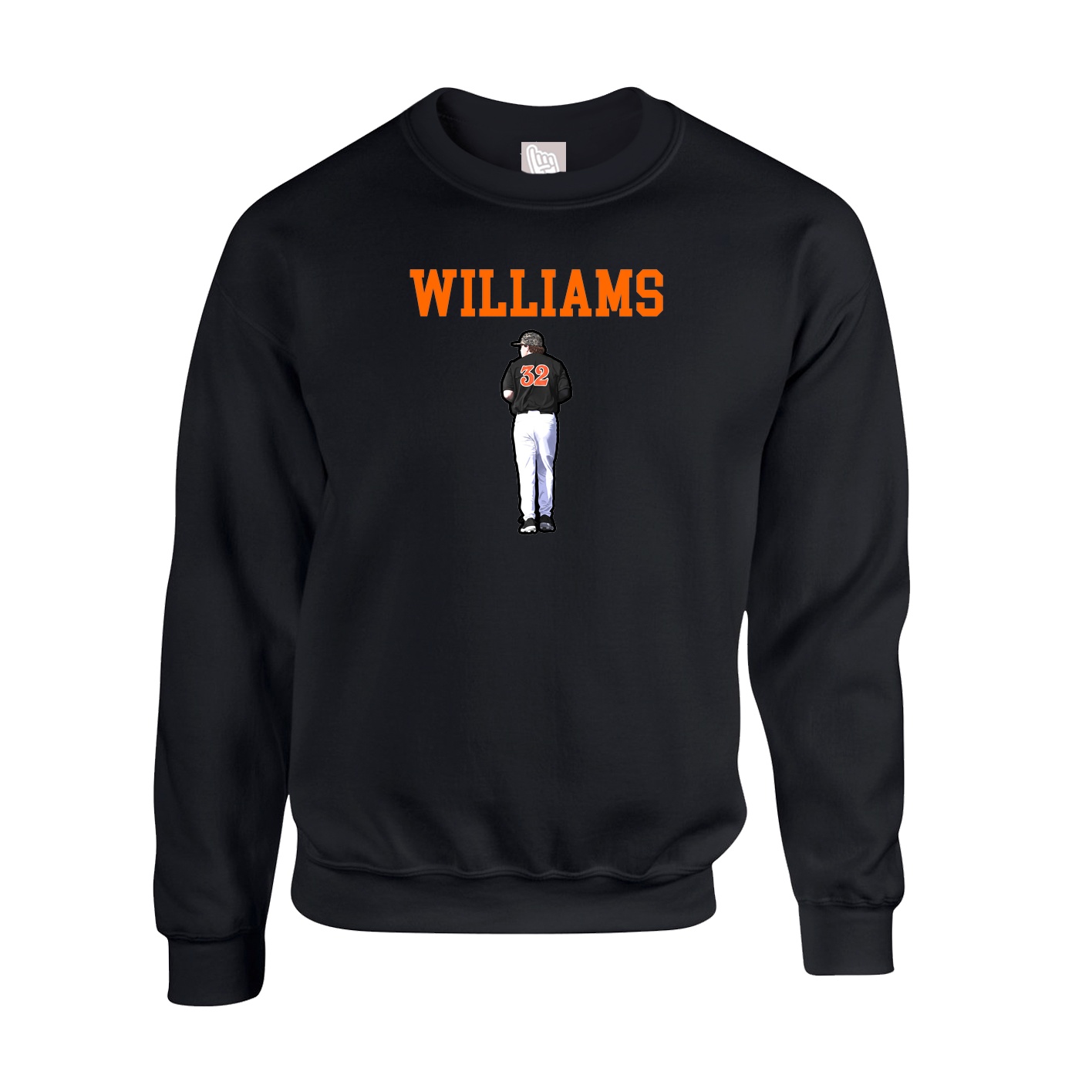 Fleece Crew — Shirsey in Black