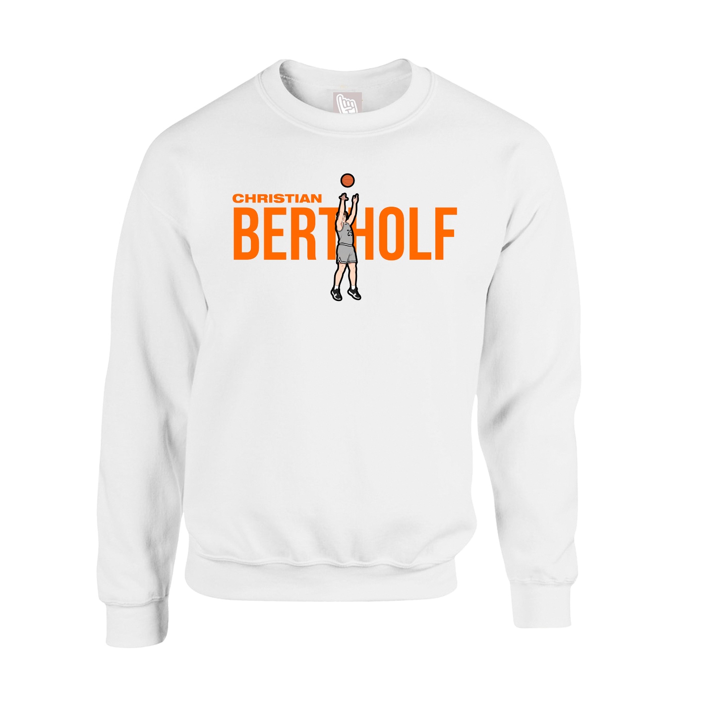 Fleece Crew — Player Name in White