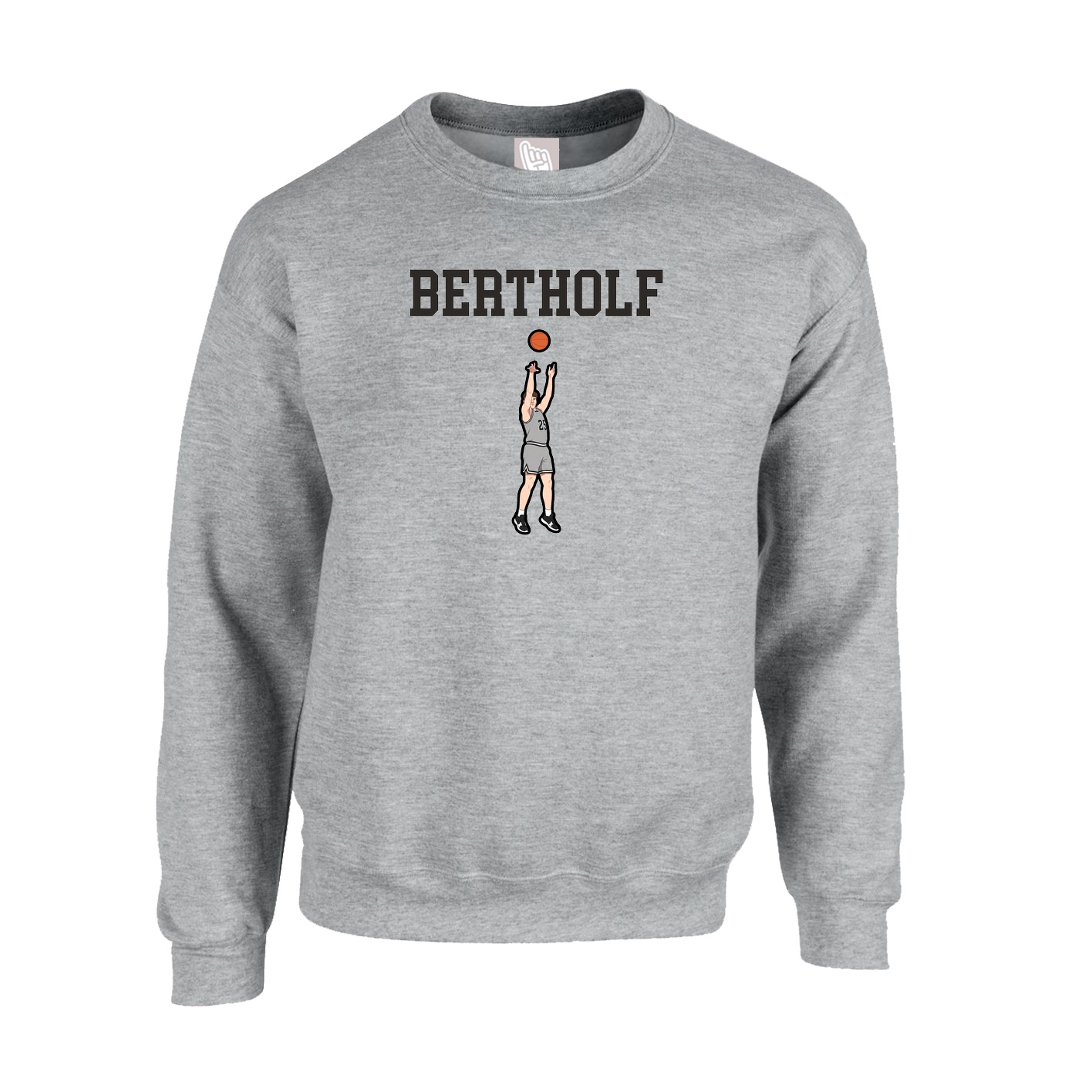 Fleece Crew — Shirsey in Grey