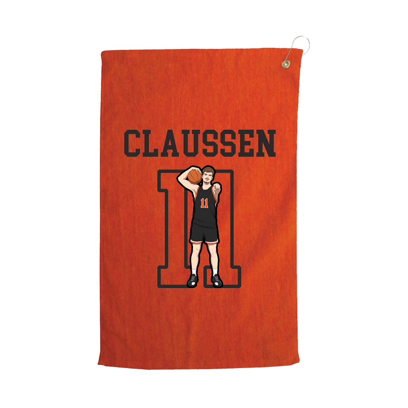 Golf Towel — Shirsey in Orange